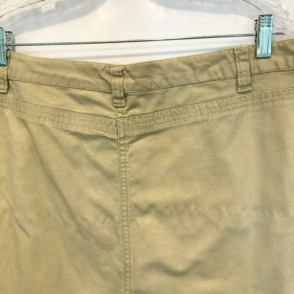 Royal Robbins Skirt Stretchy Cotton Women's Size 14 in Light Tan Outdoors Active - Picture 7 of 13